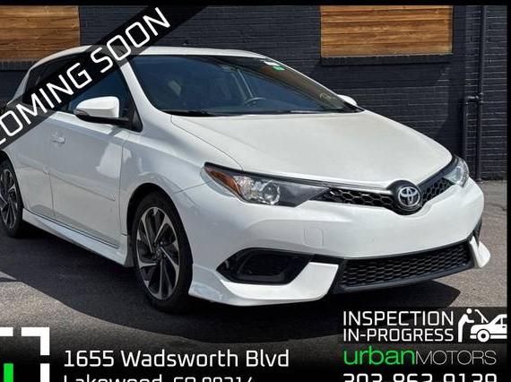TOYOTA COROLLA IM 2017 JTNKARJE9HJ529677 image